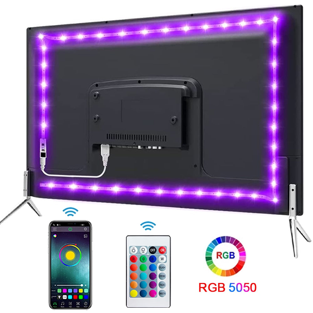 LED RGB auto-adesivo para tv